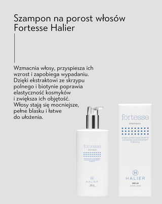 Šampon pro růst vlasů pro ženy se slabými a vypadávajícími vlasy Fortesse 250 ml Hallier - 3