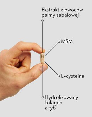 Tablety proti vypadávání vlasů pro muže na plešatění Hairvity Men Halier 60 kapslí - 2