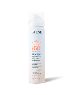 Ultralehký ochranný make-up v mlze s ochranou proti slunci SPF50 Paese - 1