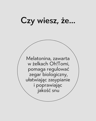 Želé s melatonínem s vitamíny pro děti a dospělé  na spánek, třešeň Super Sleep Oh!Tomi 60 ks - 4